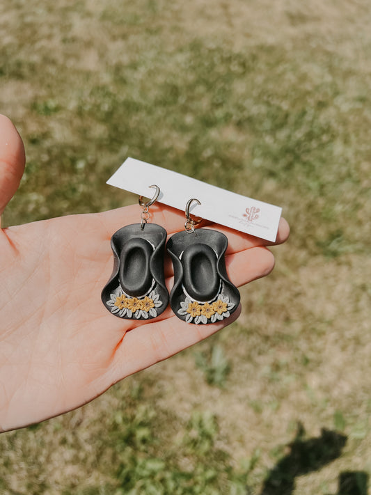 Sunflower Cowboy Hat Dangles