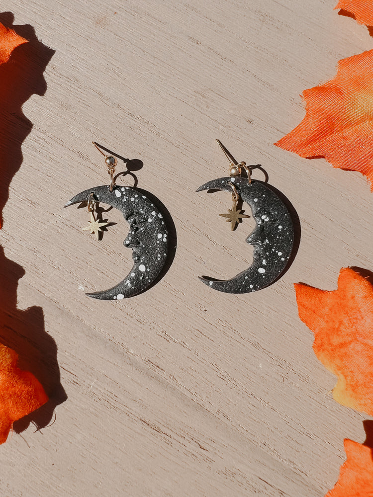 Dream Moon Dangle Earrings